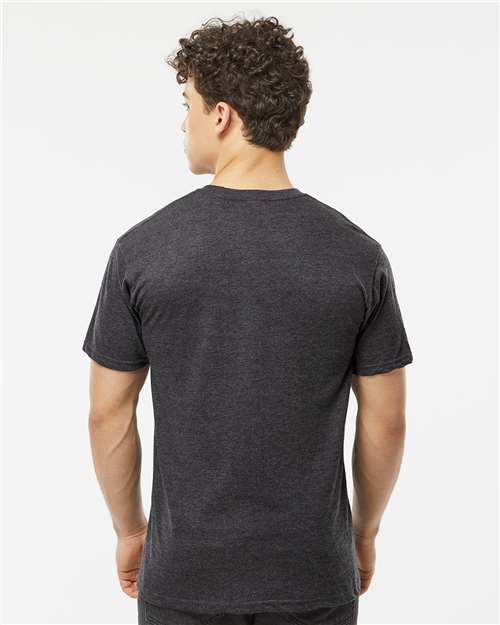 Heavyweight Jersey T-Shirt - OnModelBack - B30959582 - Heather Graphite