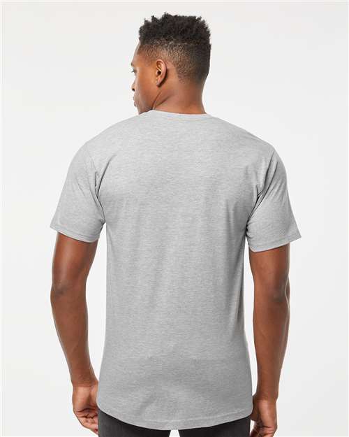 Heavyweight Jersey T-Shirt - OnModelBack - B30959112 - Heather Grey