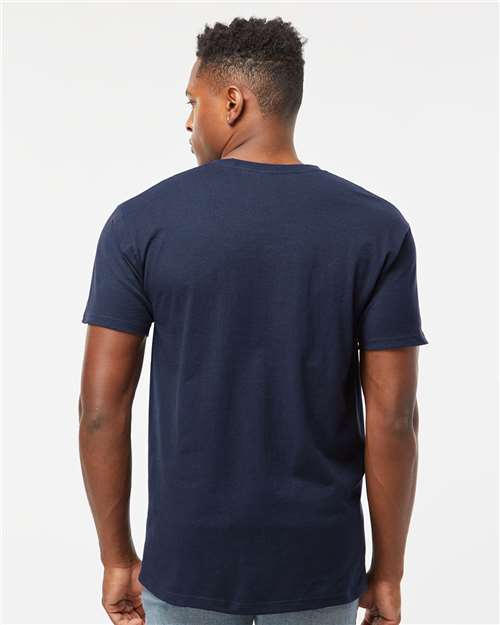 Heavyweight Jersey T-Shirt - OnModelBack - B30959652 - Navy