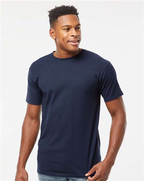 Heavyweight Jersey T-Shirt - OnModelFront - B30959652 - Navy