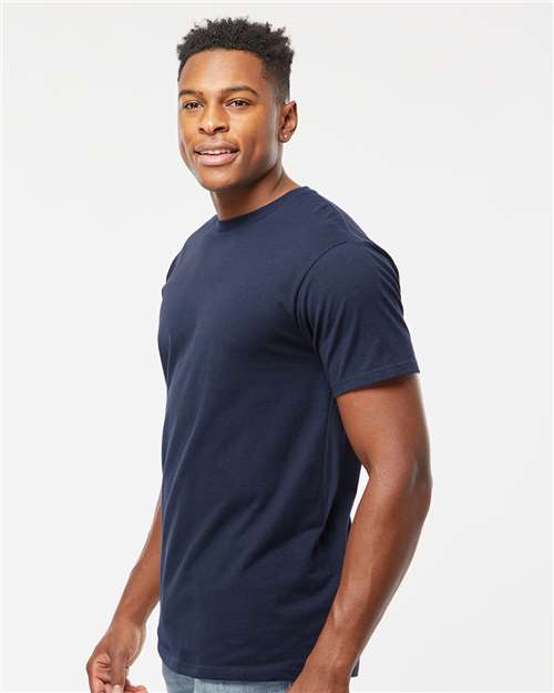 Heavyweight Jersey T-Shirt - OnModelSide - B30959652 - Navy