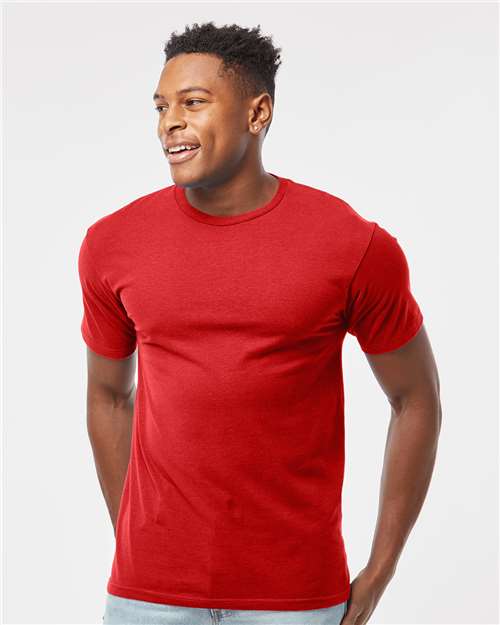 Heavyweight Jersey T-Shirt - OnModelFront - B30959162 - Red