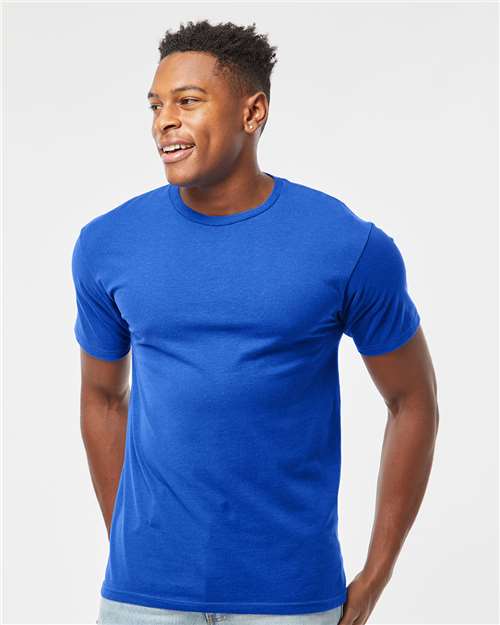 Heavyweight Jersey T-Shirt - OnModelFront - B30959182 - Royal