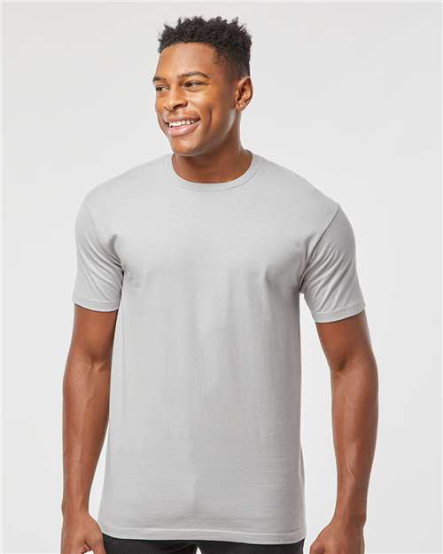 Heavyweight Jersey T-Shirt - OnModelFront - B30959352 - Silver