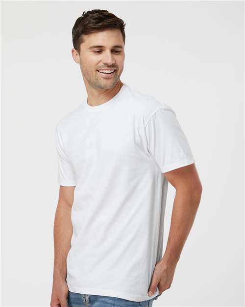 Heavyweight Jersey T-Shirt - OnModelSide - B30959003 - White