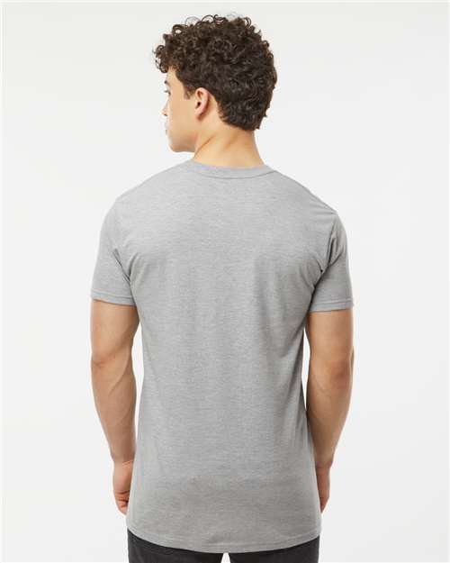 Heavyweight Jersey Pocket T-Shirt - OnModelBack - B31159093 - Heather Grey