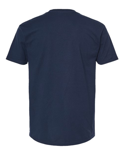 Heavyweight Jersey Pocket T-Shirt - Back - B31159653 - Navy
