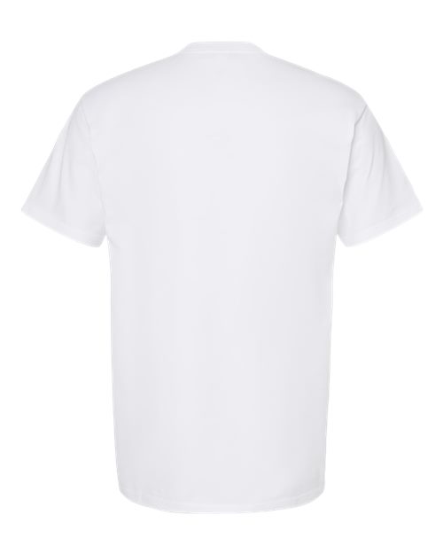 Heavyweight Jersey Pocket T-Shirt - Back - B31159003 - White