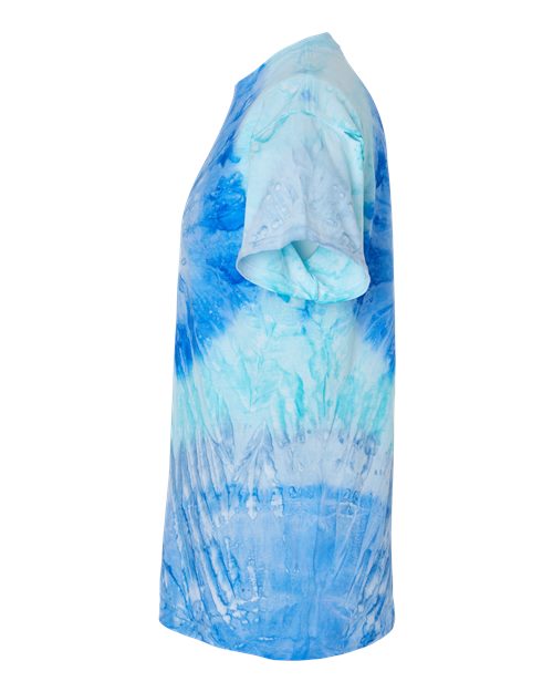 Multi-Color Tie-Dyed T-Shirt - DirectSide - B10002753 - Blue Jerry