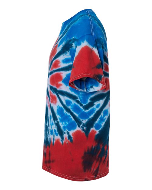 Multi-Color Tie-Dyed T-Shirt - DirectSide - B10002043 - Independence