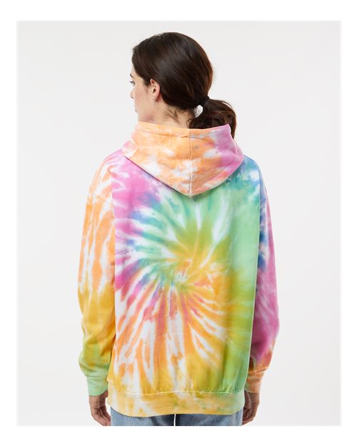 Tie-Dyed Hooded Sweatshirt - OnModelBack - B10602023 - Eternity
