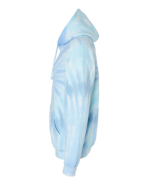 Tie-Dyed Hooded Sweatshirt - DirectSide - B10602063 - Lagoon