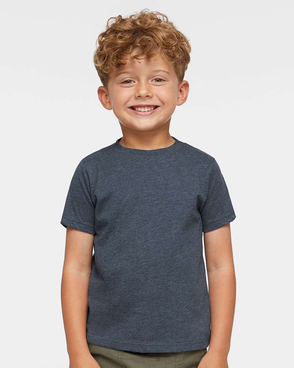 Toddler Fine Jersey Tee - OnModelFront - B31838273 - Vintage Denim