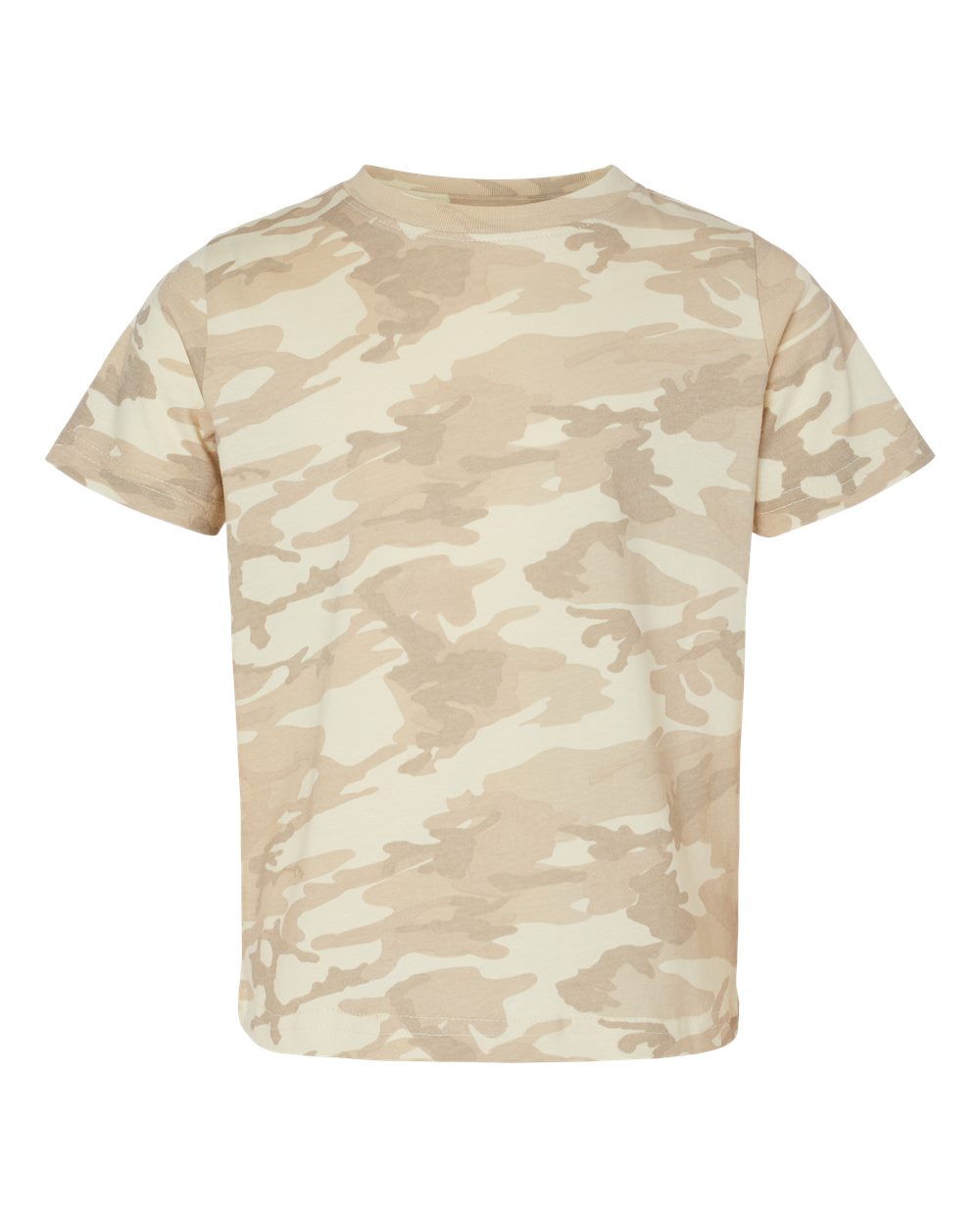 Toddler Fine Jersey Tee - Front - B31838723 - Natural Camo