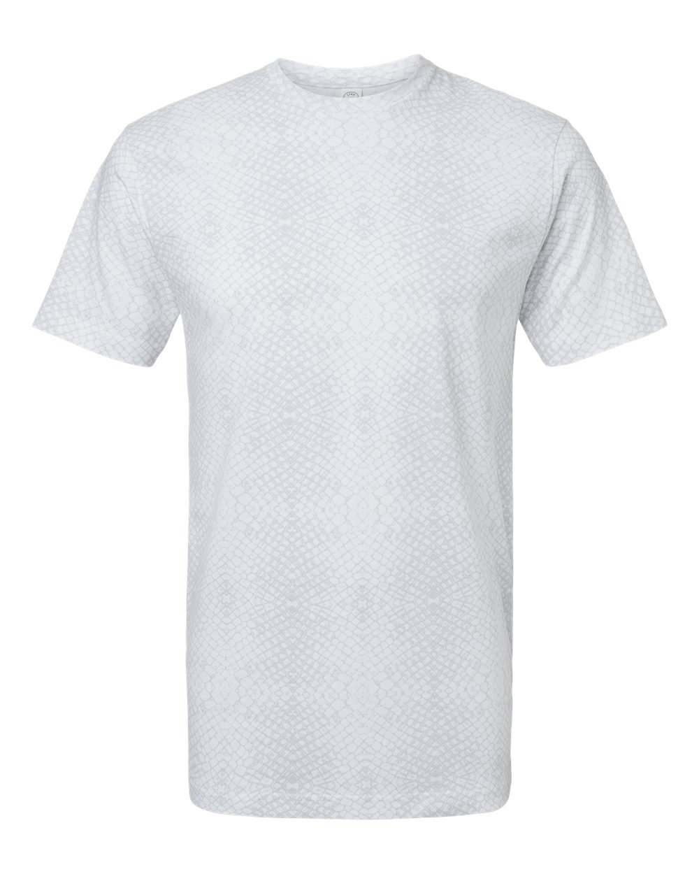 Fine Jersey Tee - Front - B00638723 - White Reptile