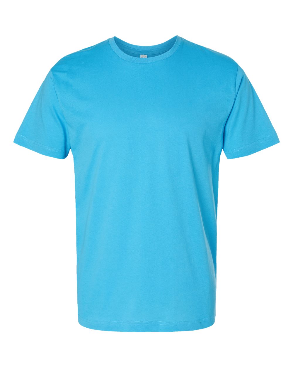 Fine Jersey Tee - Front - B00638213 - Aqua