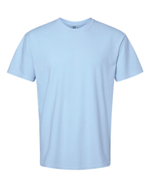 Garment-Dyed Heavyweight T-Shirt - Front - B00708123 - Hydrangea