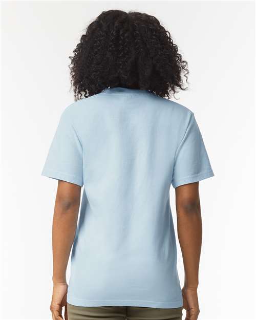 Garment-Dyed Heavyweight T-Shirt - OnModelBack - B00708123 - Hydrangea