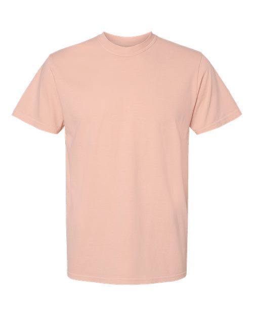 Garment-Dyed Heavyweight T-Shirt - Front - B00708353 - Peachy