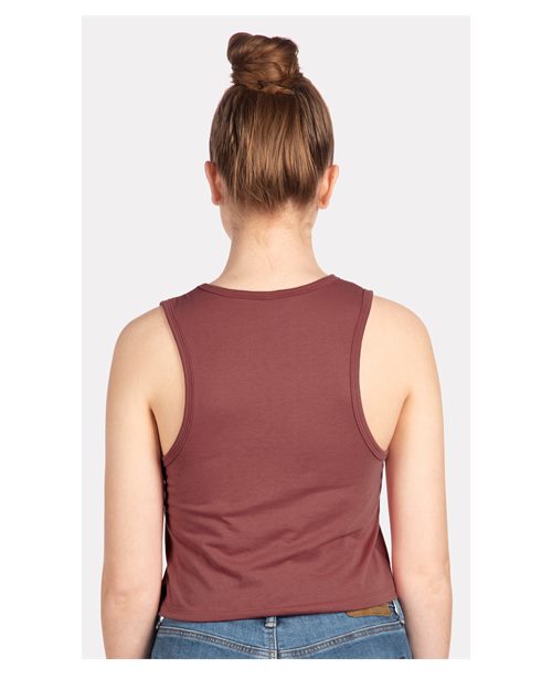 Women's Festival Crop Tank - OnModelBack - B03518322 - Smoked Paprika