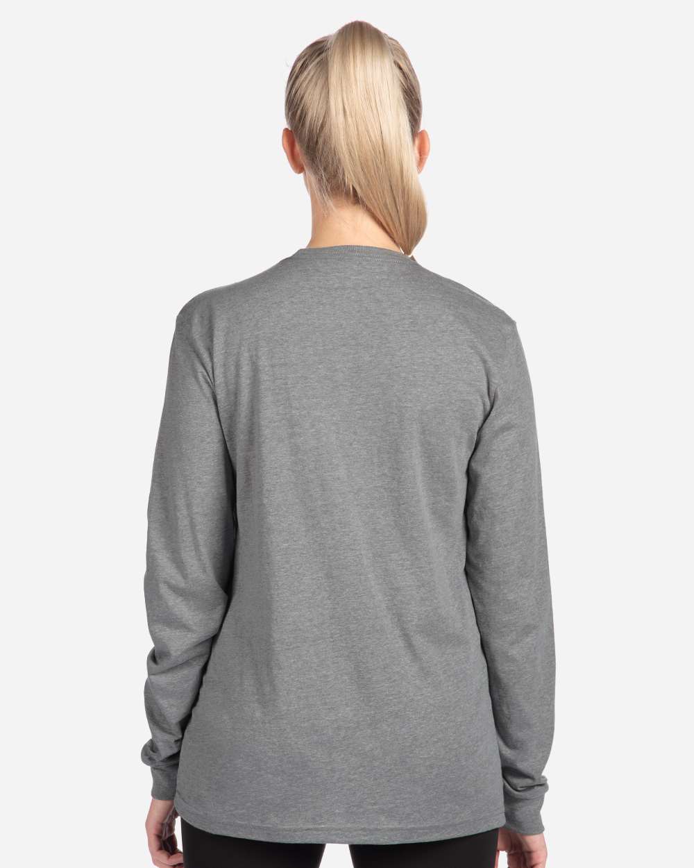 CVC Long Sleeve T-Shirt - OnModelBack - B03618592 - Dark Heather Grey