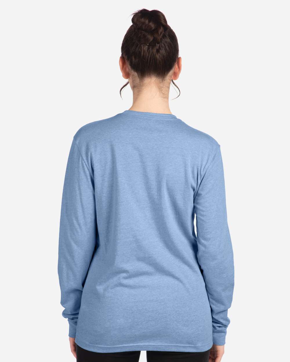CVC Long Sleeve T-Shirt - OnModelBack - B03618252 - Heather Columbia Blue