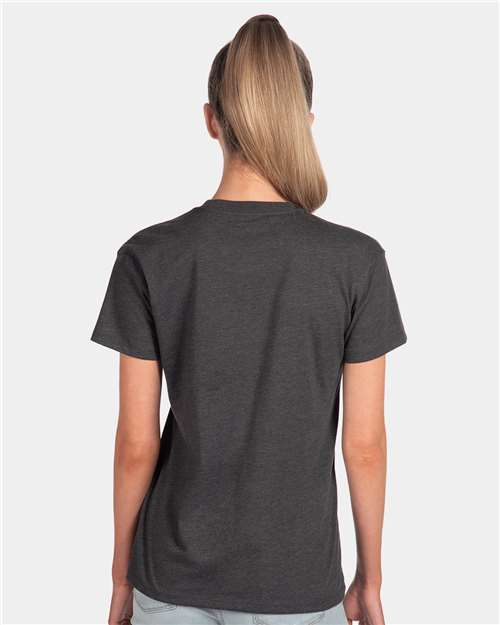 Women's CVC Relaxed T-Shirt - OnModelBack - B03718092 - Charcoal