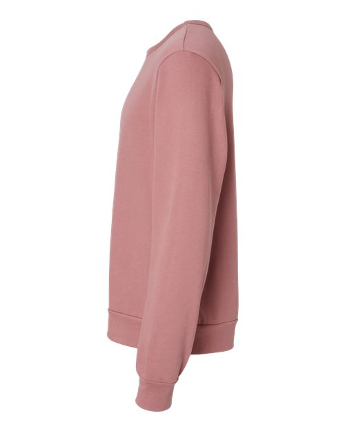 Sponge Fleece Classic Crewneck Sweatshirt - DirectSide - B08006272 - Mauve