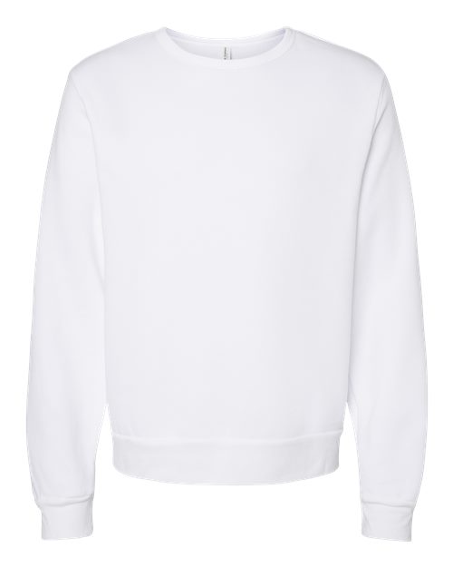 Sponge Fleece Classic Crewneck Sweatshirt - Front - B08006002 - White