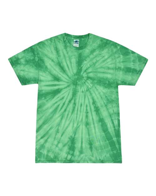 Multi-Color Tie-Dyed T-Shirt - Front - B10002223 - Spider Kelly