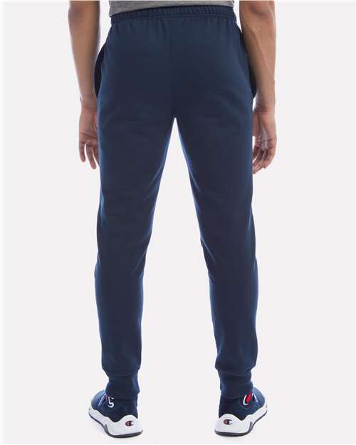 Powerblend® Fleece Joggers - OnModelBack - B04384653 - Navy