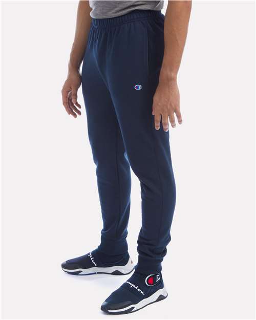 Powerblend® Fleece Joggers - OnModelSide - B04384653 - Navy