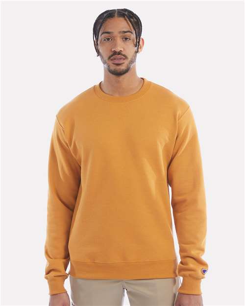 Powerblend® Crewneck Sweatshirt - OnModelFront - B21284143 - Gold Glint