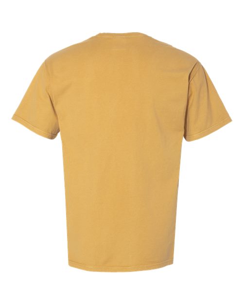 Garment-Dyed Pocket T-Shirt - Back - B35200143 - Artisan Gold