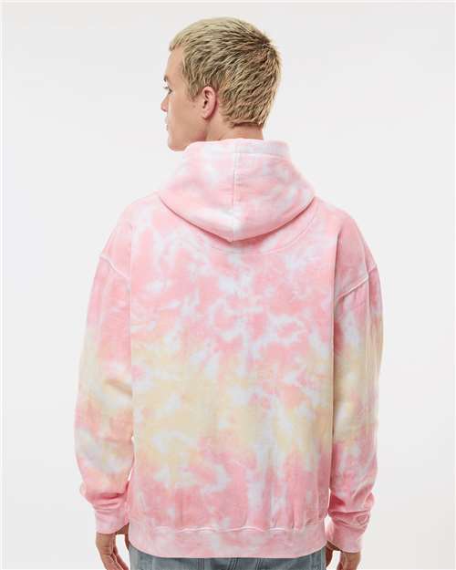 Tie-Dyed Hooded Sweatshirt - OnModelBack - B10602263 - Funnel Cake