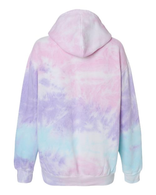 Tie-Dyed Hooded Sweatshirt - Back - B10602303 - Cotton Candy