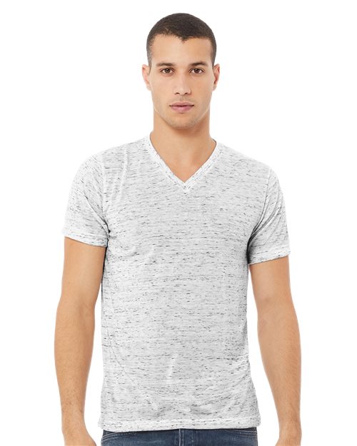 Textured Jersey V-Neck Tee - styleImage