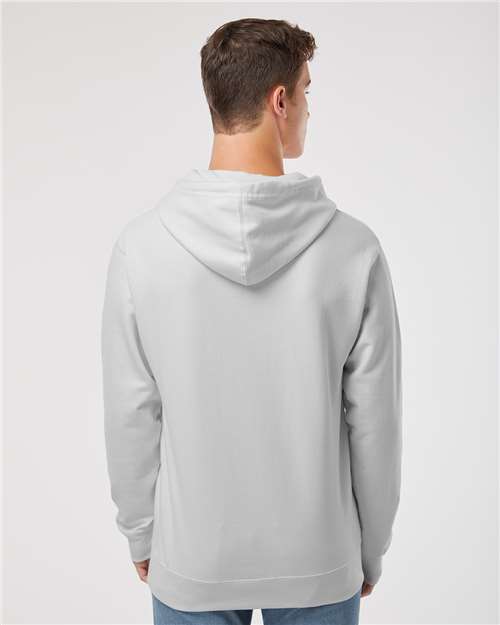 Midweight Hooded Sweatshirt - OnModelBack - B23676593 - Smoke