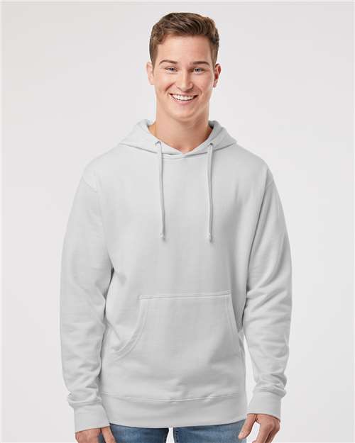 Midweight Hooded Sweatshirt - OnModelFront - B23676593 - Smoke
