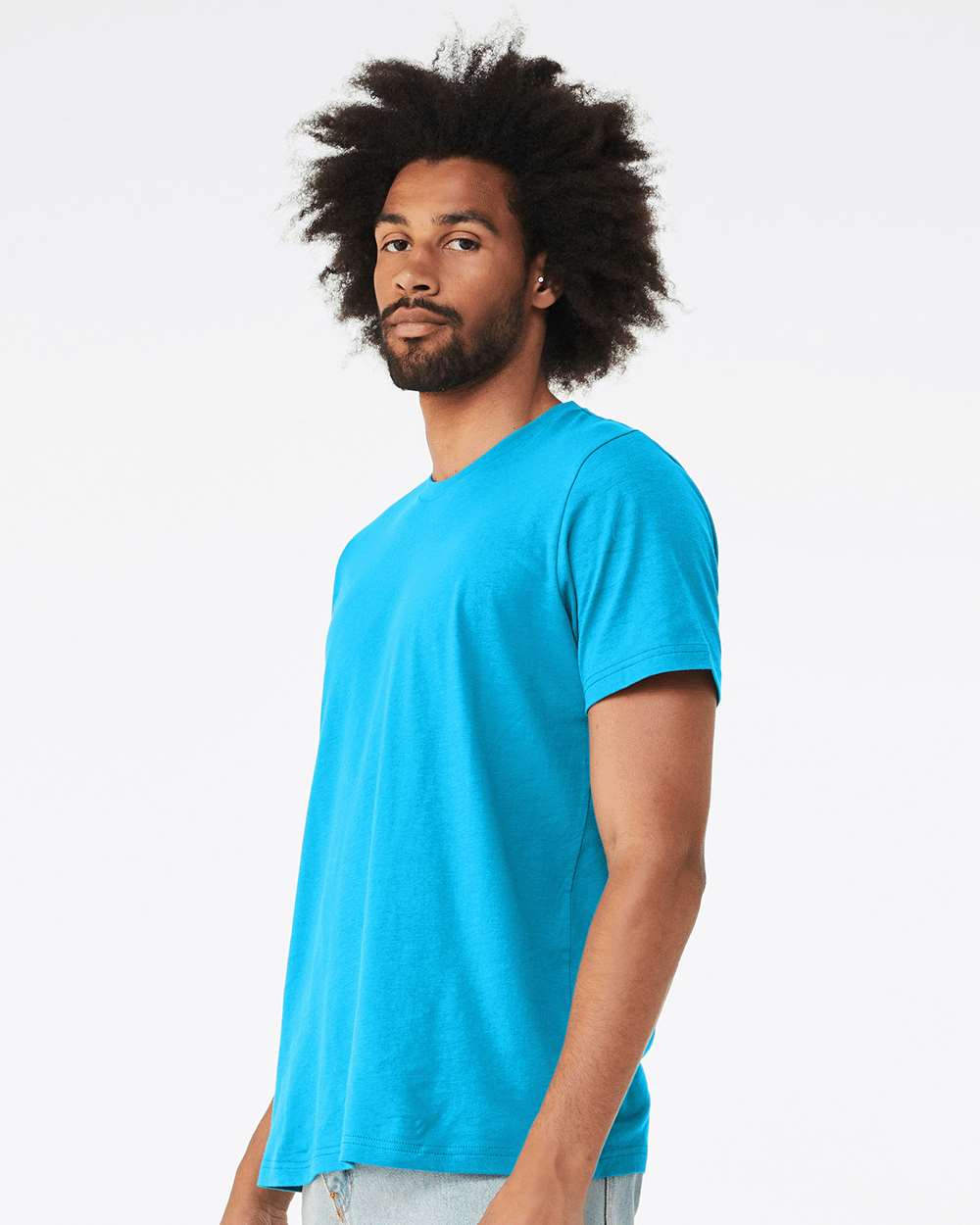 CVC Jersey Tee - OnModelSide - B00706472 - Neon Blue