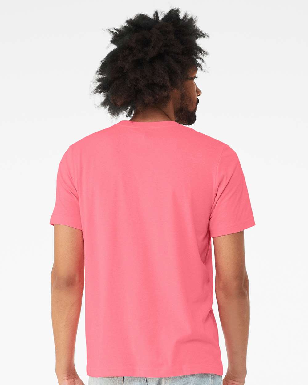 CVC Jersey Tee - OnModelBack - B00706602 - Neon Pink