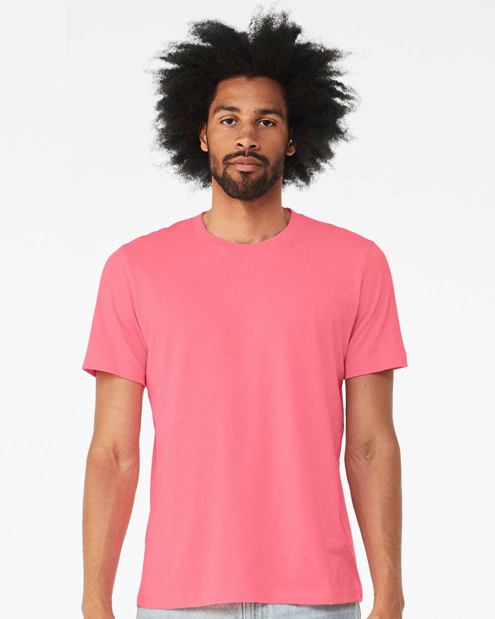 CVC Jersey Tee - OnModelFront - B00706602 - Neon Pink