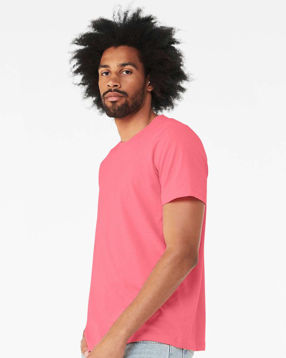 CVC Jersey Tee - OnModelSide - B00706602 - Neon Pink