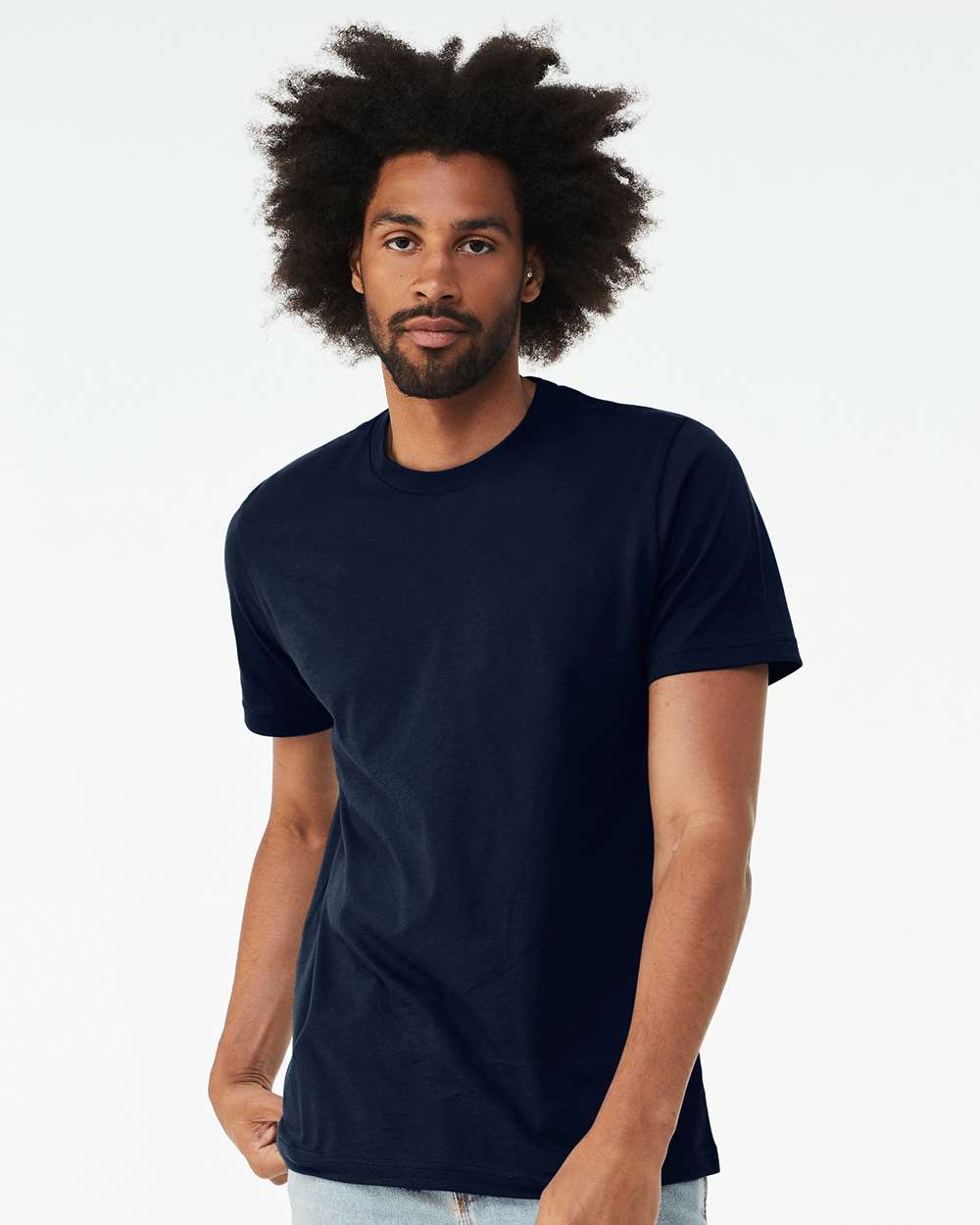 CVC Jersey Tee - OnModelFront - B00706722 - Solid Navy Blend