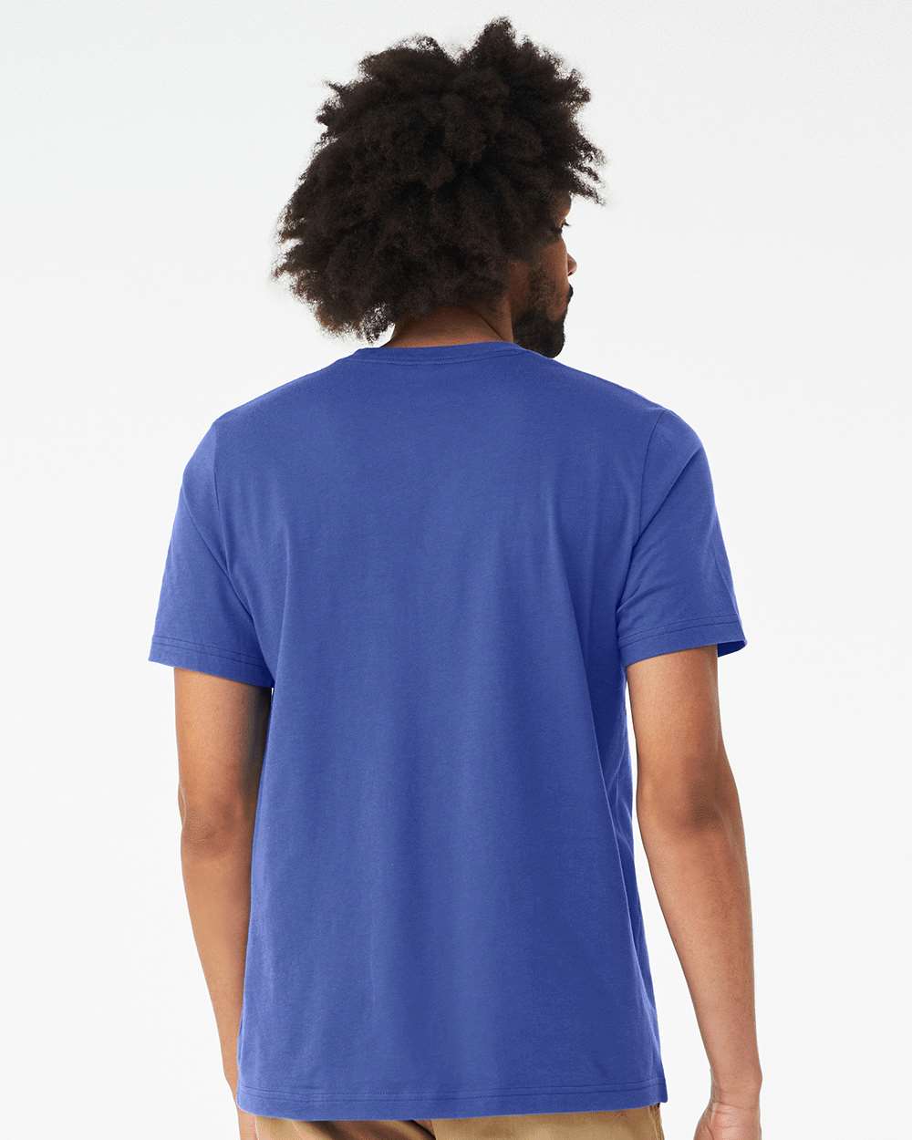 CVC Jersey Tee - OnModelBack - B00706812 - Solid True Royal Blend