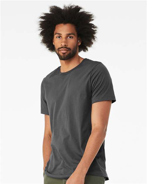 Triblend Tee - OnModelSide - B84706282 - Solid Asphalt Triblend