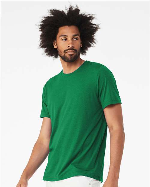 Triblend Tee - OnModelSide - B84706342 - Solid Kelly Triblend