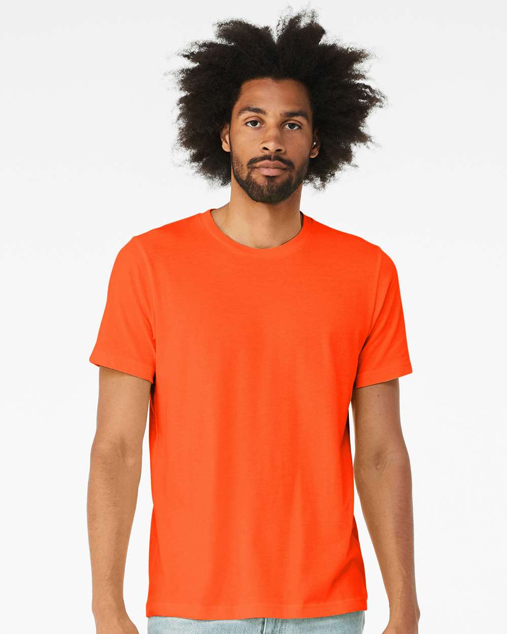 Triblend Tee - OnModelFront - B84706362 - Solid Orange Triblend