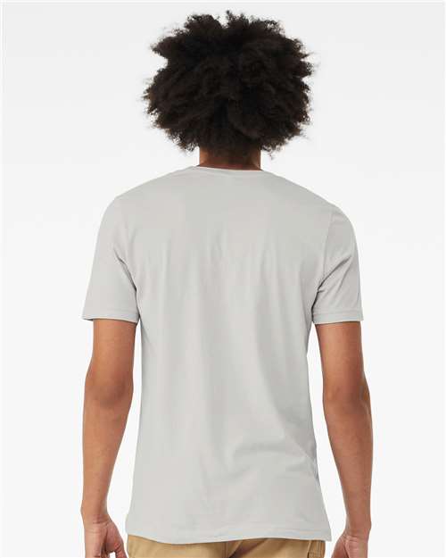 Triblend Tee - OnModelBack - B84706372 - Solid Silver Triblend