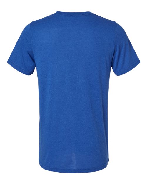 Triblend Tee - Back - B84706432 - Solid True Royal Triblend